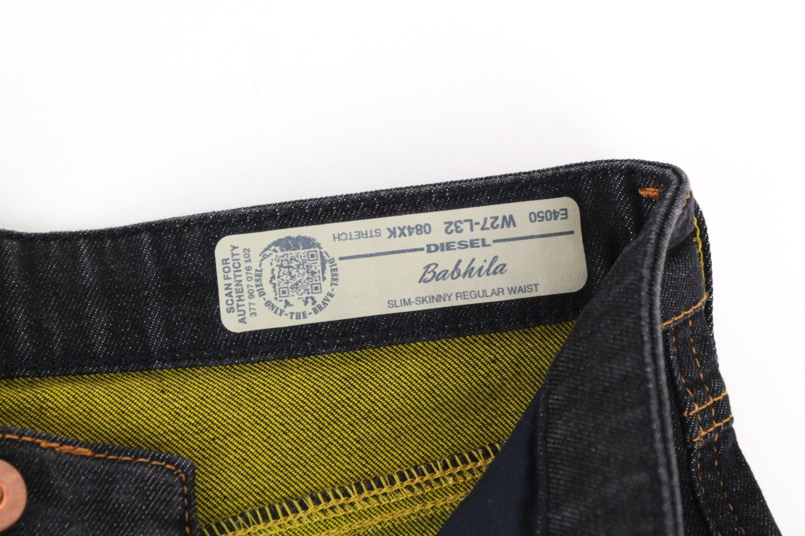 DIESEL Babhila E4050 Women Jeans W27/L32 Slim Skinny Cropped Blue Cotton Stretch