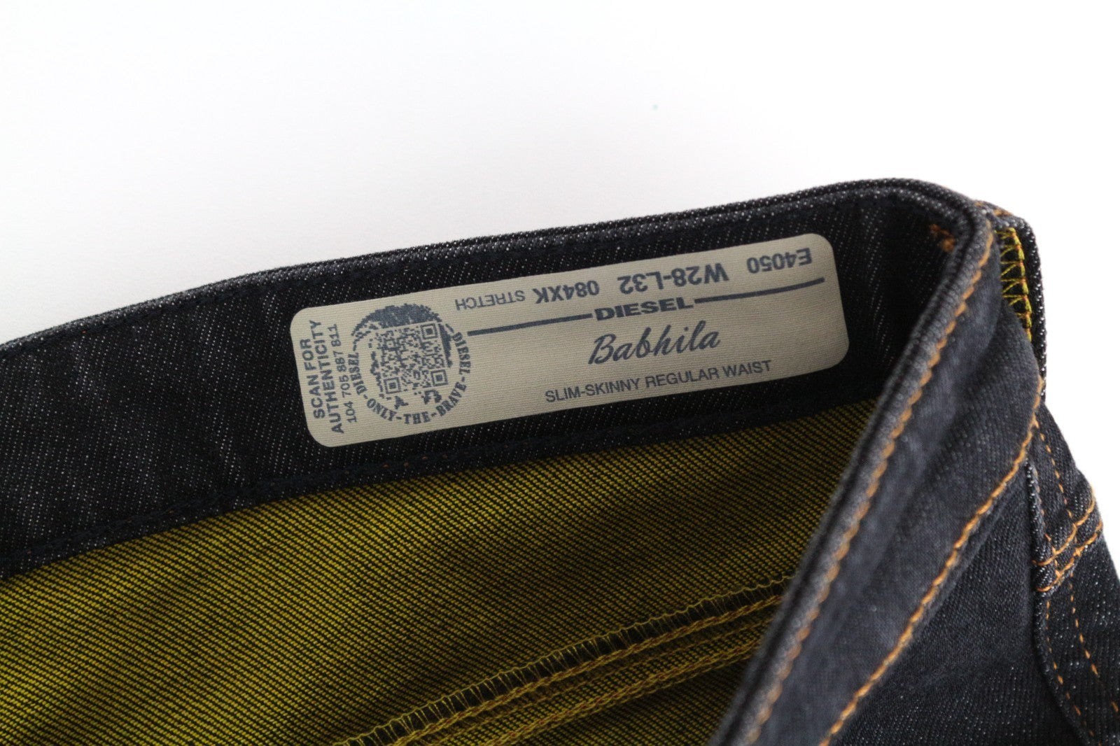 DIESEL Babhila E4050 Women Jeans W28/L32 Slim Skinny Blue Cotton Stretch Crop