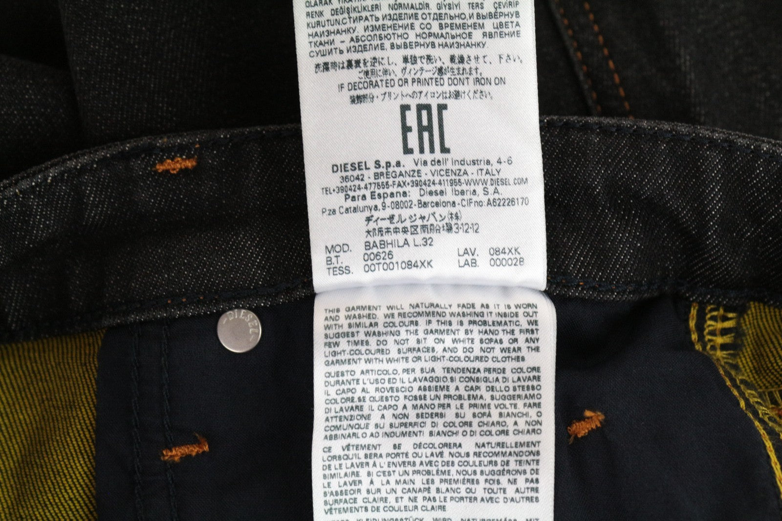 DIESEL Babhila E4050 Women Jeans W28/L32 Slim Skinny Blue Cotton Stretch Crop