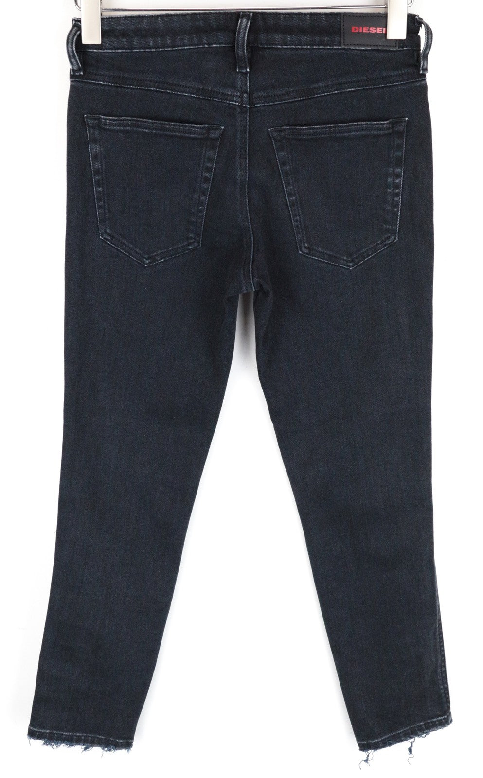 DIESEL Babhila 084NX Women Jeans W26/L34 Slim Skinny Cotton Stretch Blue Crop
