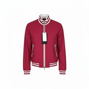 RICHMOND Men Jacket 48 Red Lightweight Long Sleeved Zipped Casual Lined