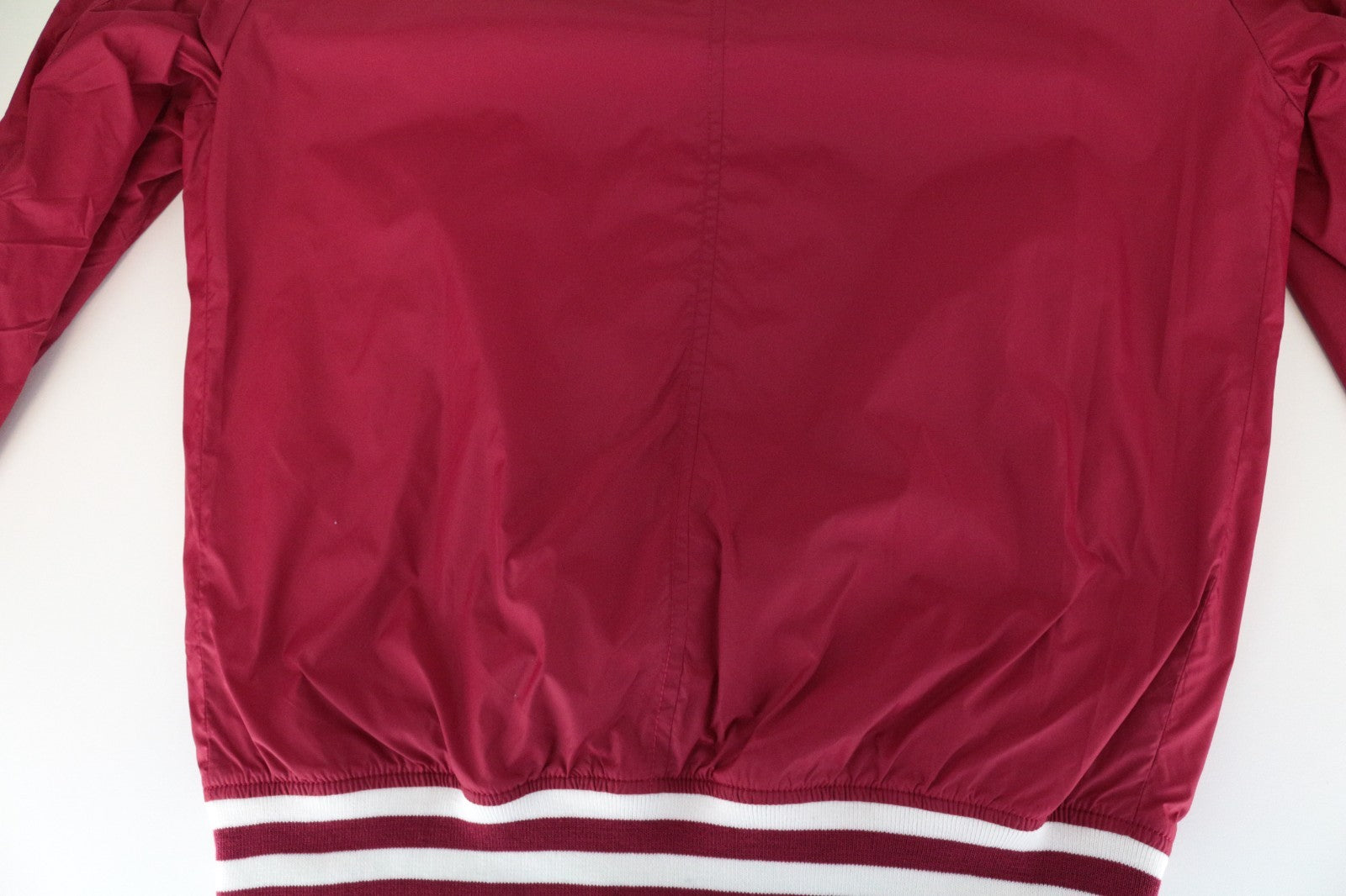 RICHMOND Men Jacket 48 Red Lightweight Long Sleeved Zipped Casual Lined