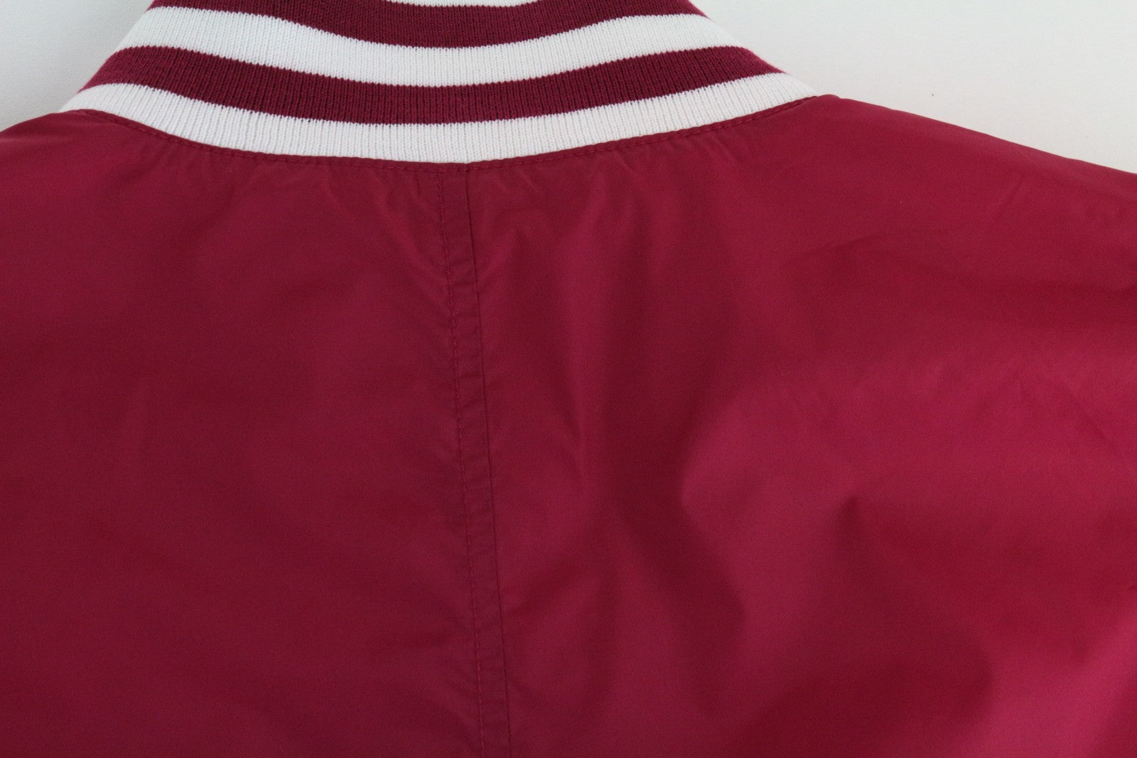 RICHMOND Men Jacket 52 Red Lightweight Long Sleeve Zipped Casual Lined