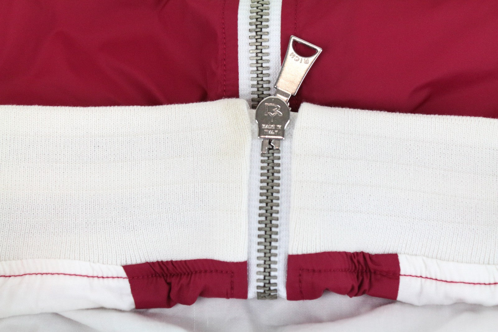 RICHMOND Men Jacket 52 Red Lightweight Long Sleeve Zipped Casual Lined