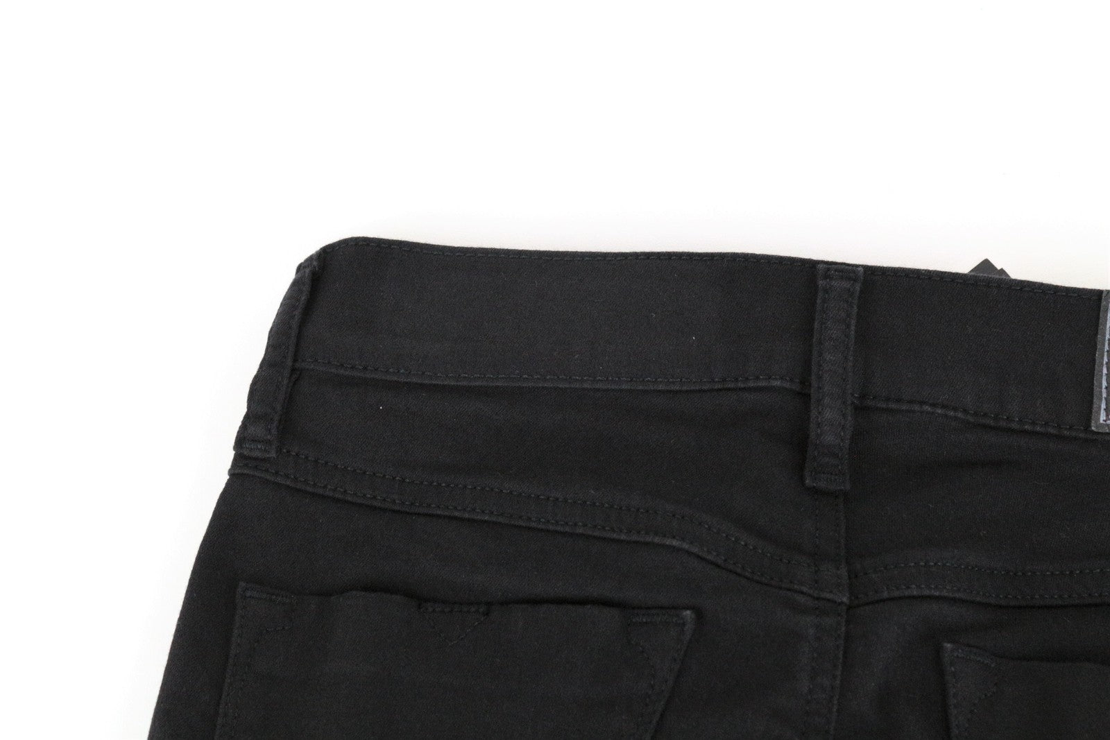 DIESEL Livier R608A Women Jeans W25 Super Slim Fit Black Cotton Stretch Denim