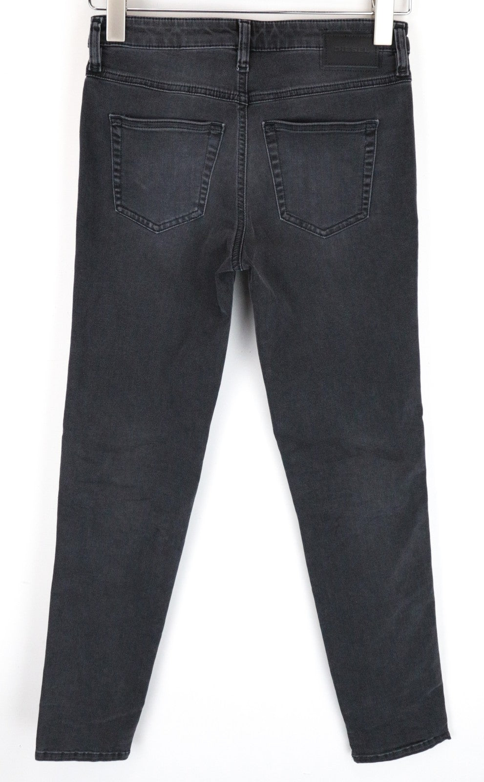 DIESEL Babhila 069EQ Women Jeans W26/L32 Slim Skinny Wash Grey Cotton Stretch
