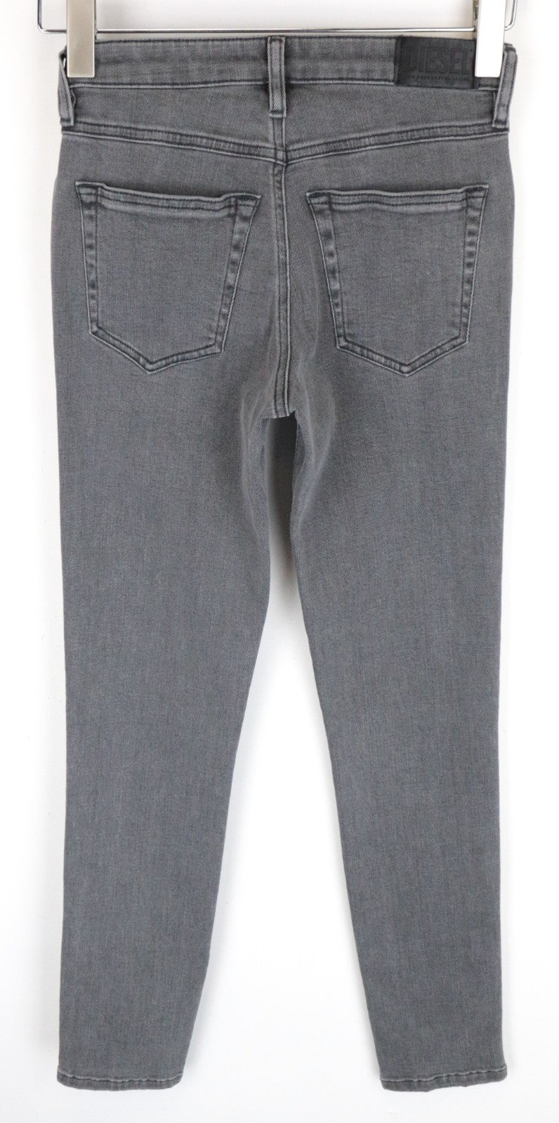 DIESEL Babhila 0890S Women Jeans W25/L32 Slim Skinny Grey Cotton Stretch