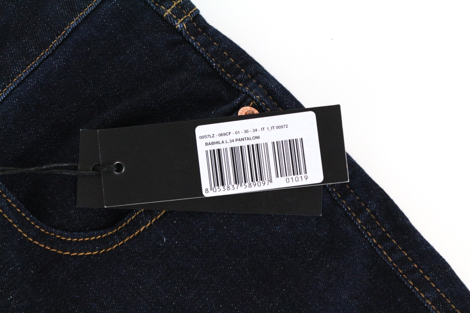DIESEL Babhila 069CF Women Jeans W30/L34 Slim Skinny Fit Cotton Stretch Blue