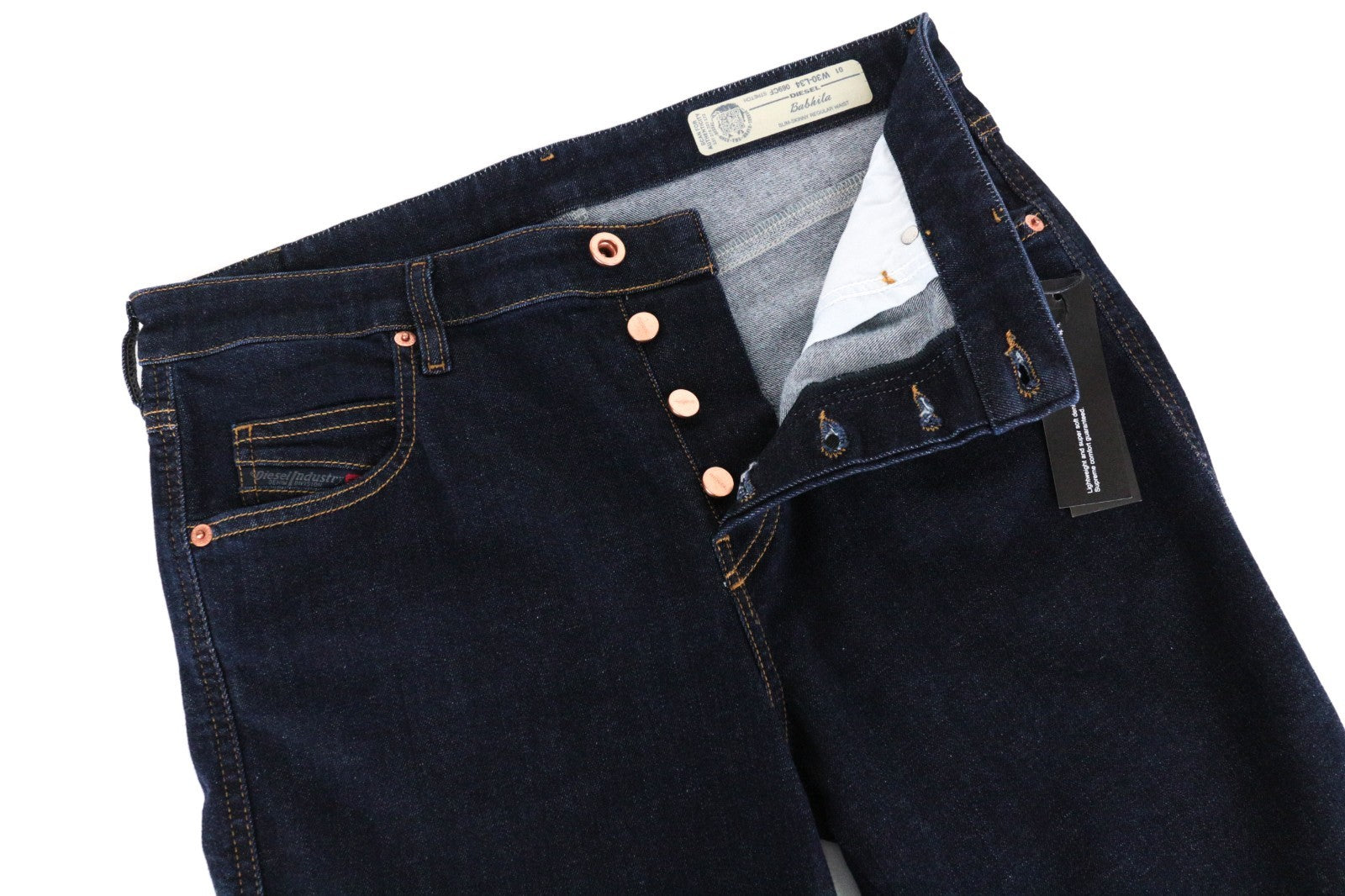 DIESEL Babhila 069CF Women Jeans W30/L34 Slim Skinny Fit Cotton Stretch Blue