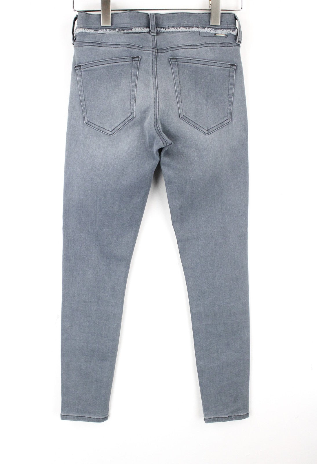 DIESEL Slandy-Ankle-W 084QB Women Jeans W27/L32 Super Slim Skinny Grey Stretch