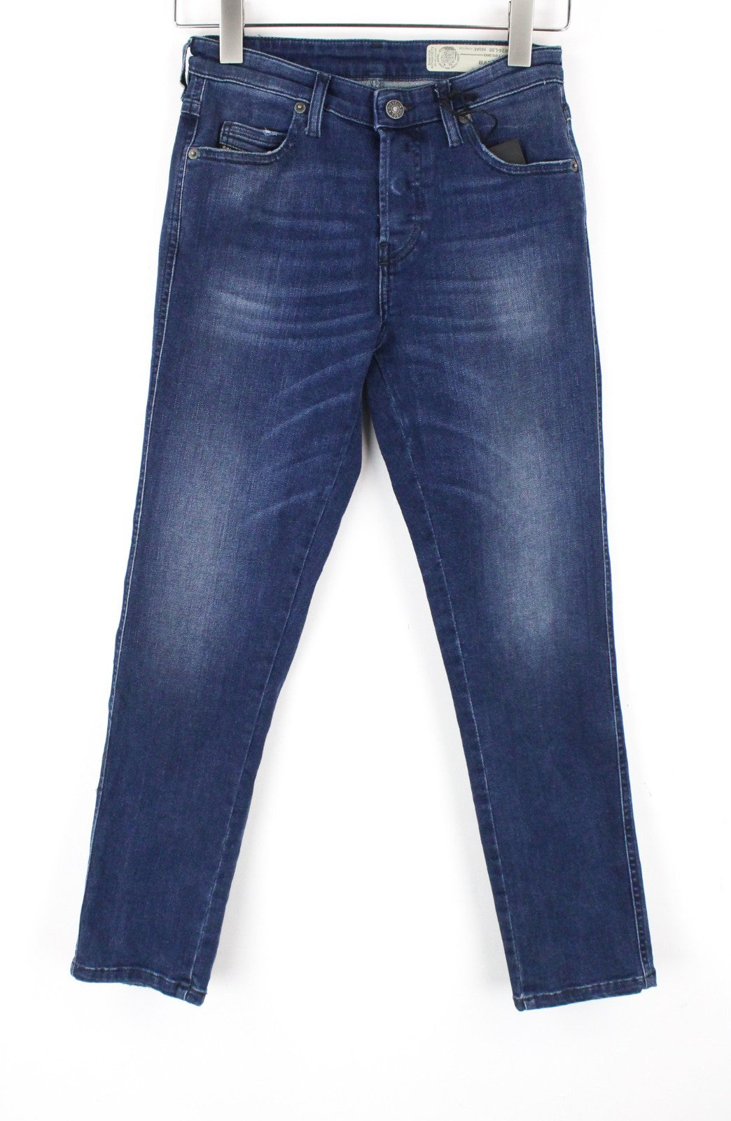 DIESEL Babhila 083AE Women Jeans W24/L30 Slim Skinny Dark Blue Stretch Button