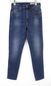 DIESEL Babhila-High 083AE Women Jeans W25/L32 Slim Skinny Stretch Blue Classic