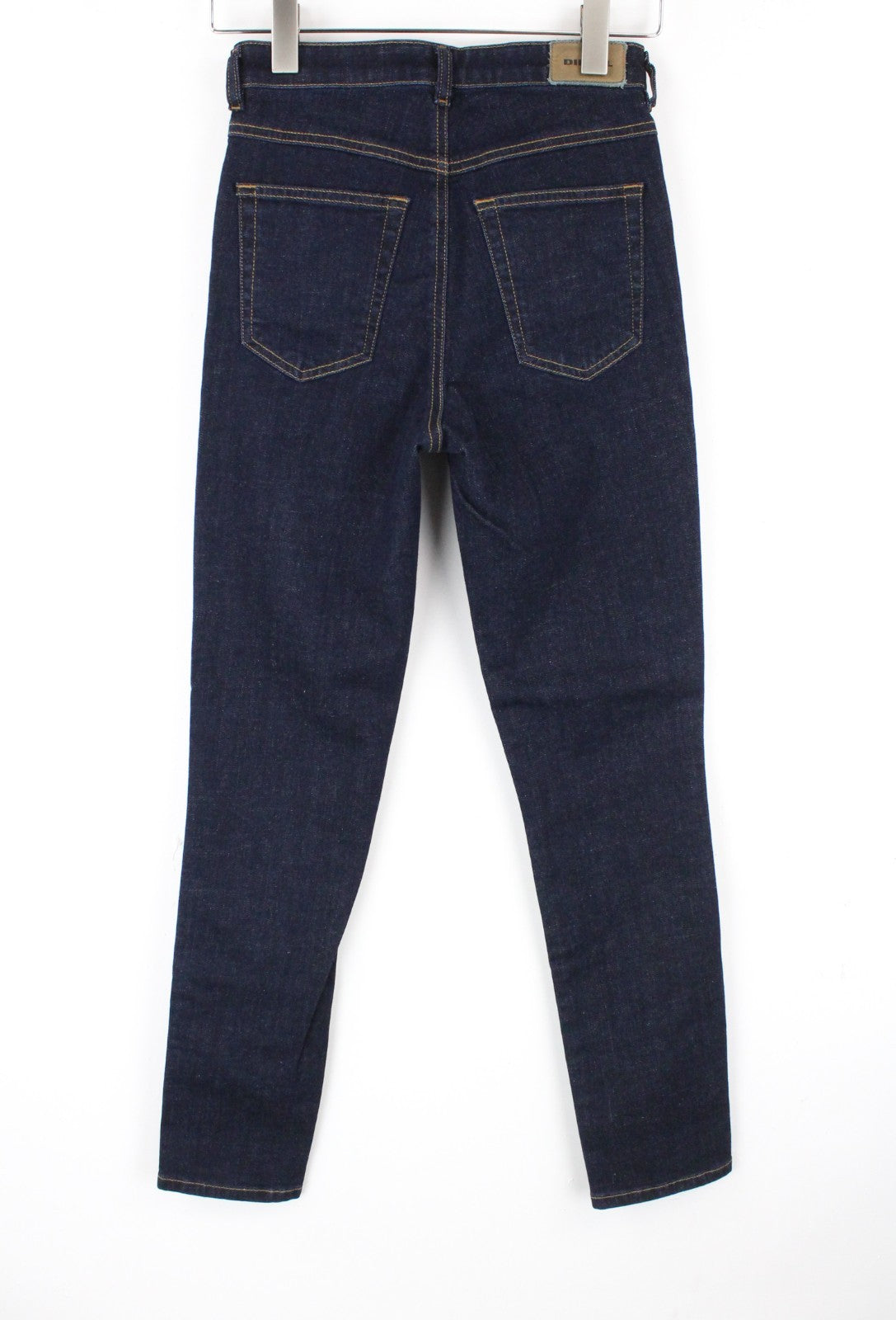 DIESEL Babhila-High 069CF Women Jeans W26/L32 Dark Blue Zip Stretch Slim Skinny