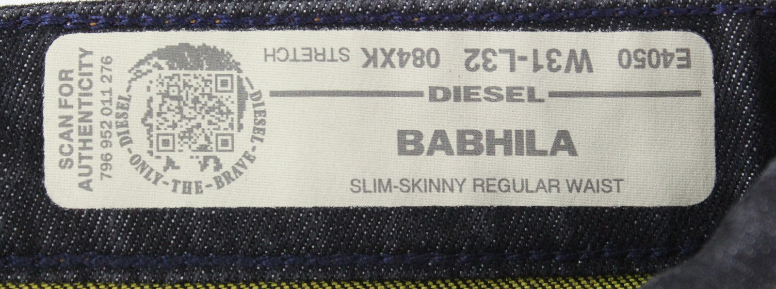 DIESEL Babhila 084XK Women Jeans W31/L32 Buttoned Stretch Blue Slim Skinny Fit