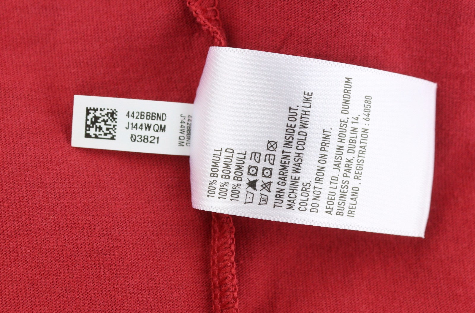 AMERICAN EAGLE OUTFITTERS Men T-Shirt L Red Super Soft Standard Short Sleeve