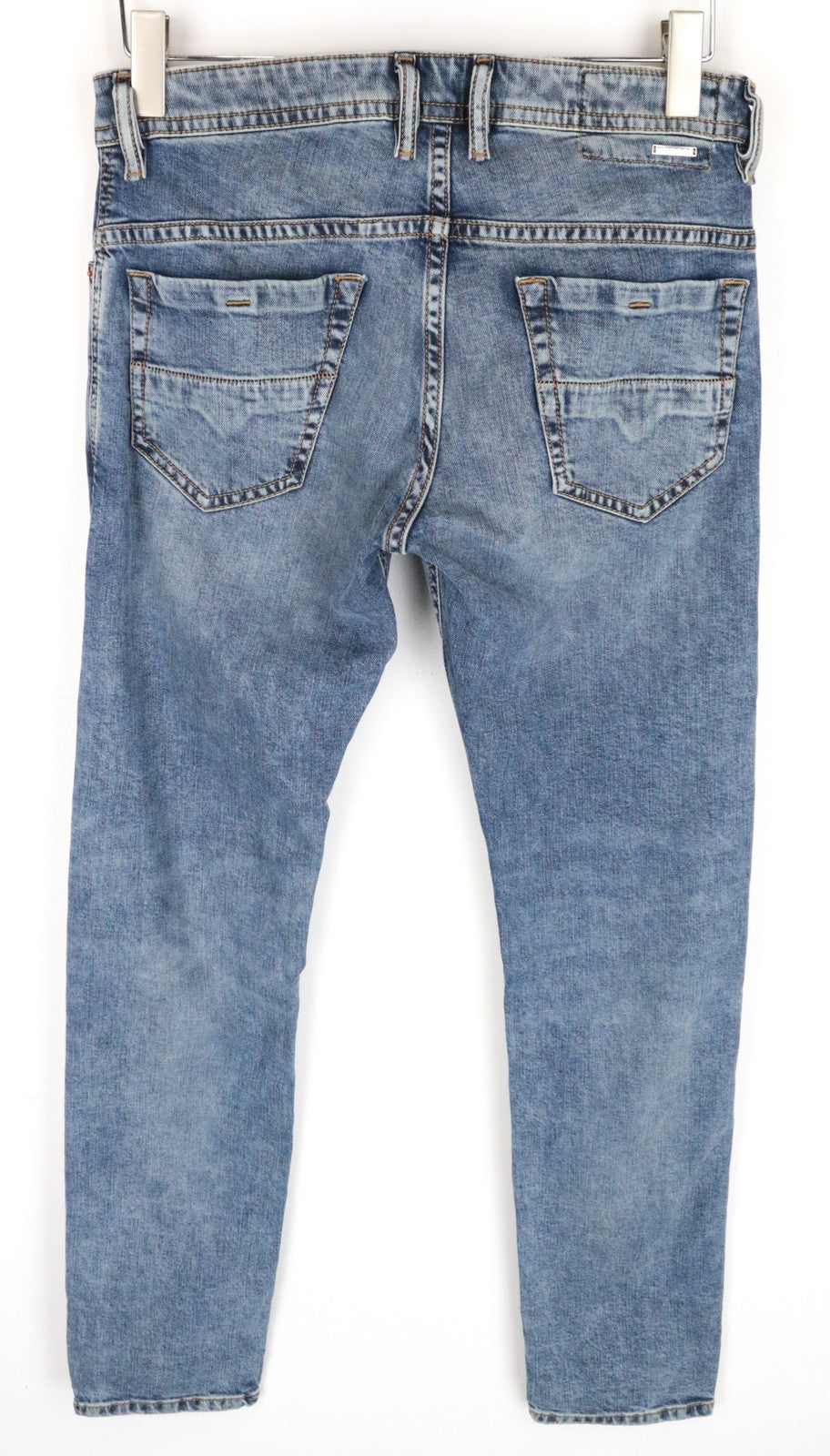 DIESEL Thommer 084UX Men Jeans W28/L32 Slim Skinny Fit Washed Blue Stretch
