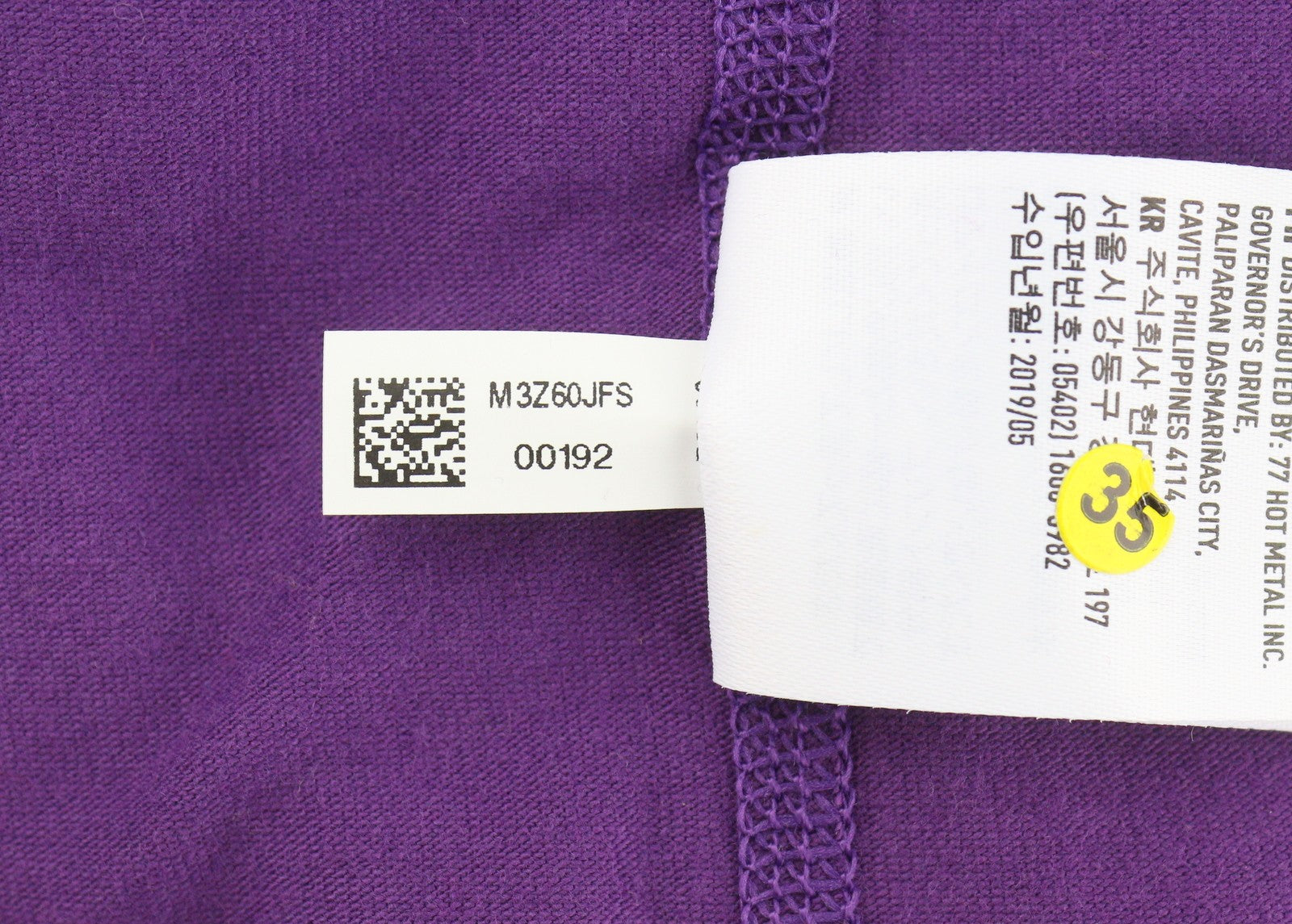 AMERICAN EAGLE OUTFITTERS Men T-Shirt S Purple Classic Fit Crew Short Sleeve
