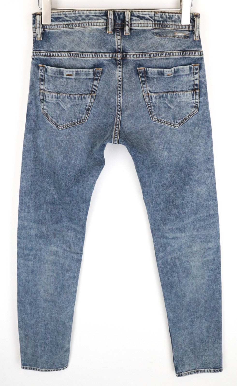 DIESEL Thommer 084UX Men Jeans W28/L32 Slim Skinny Blue Wash Stretch Denim