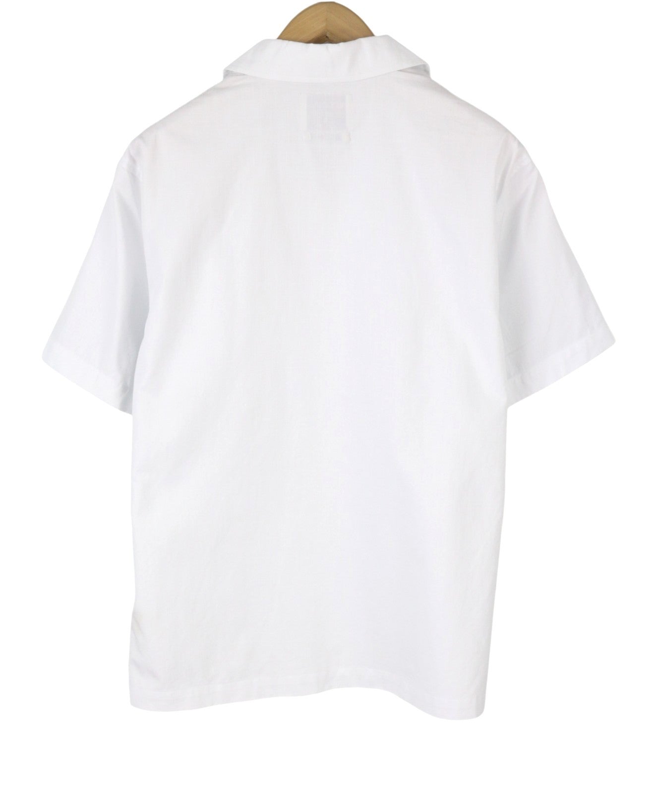 SCOTCH & SODA Men T-Shirt M White Linen Blend Patch Pocket Short Sleeve