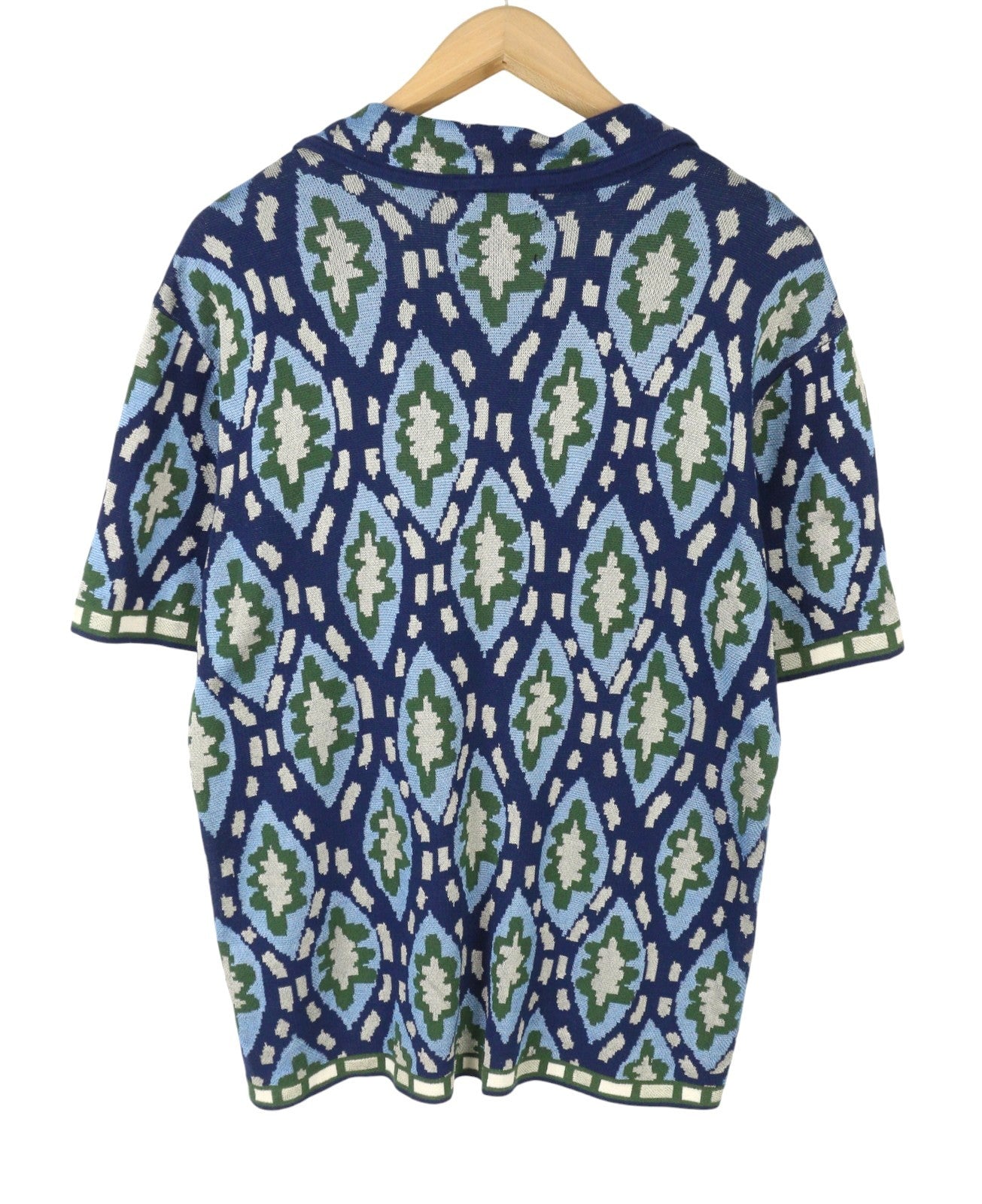 SCOTCH & SODA Men Jumper M Multicolored Patterned Button Short Sleeve Cardigan