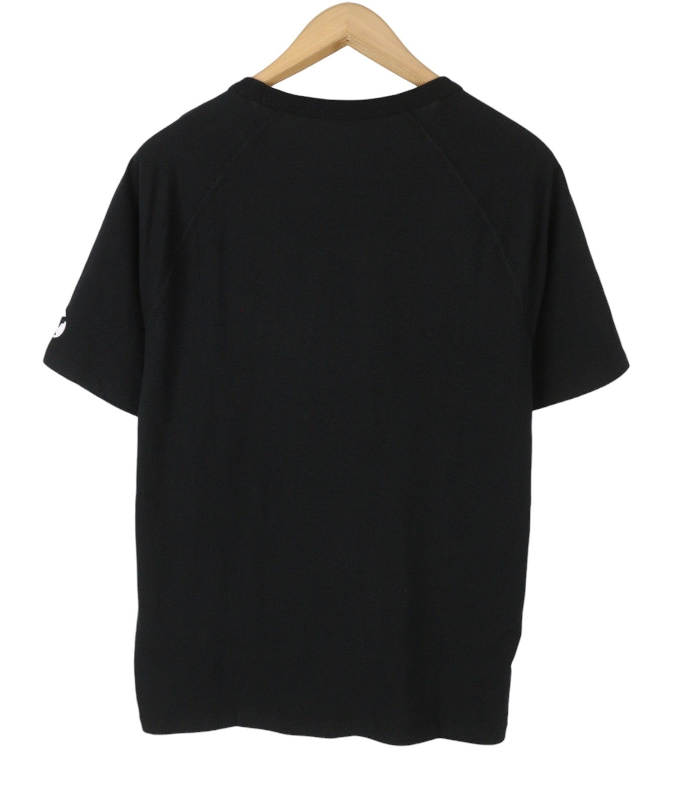 AMERICAN EAGLE OUTFITTERS Men T-Shirt M Black Cotton Tricot Crew Short Sleeve
