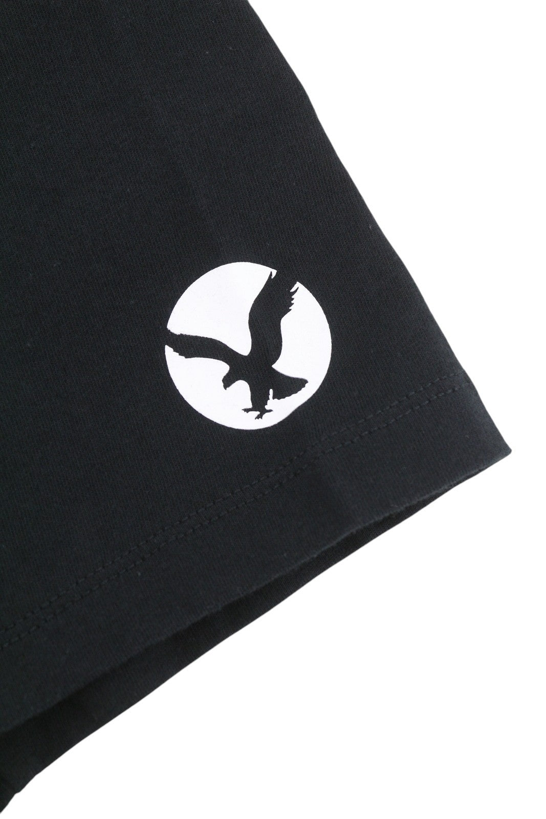 AMERICAN EAGLE OUTFITTERS Men T-Shirt M Black Cotton Tricot Crew Short Sleeve