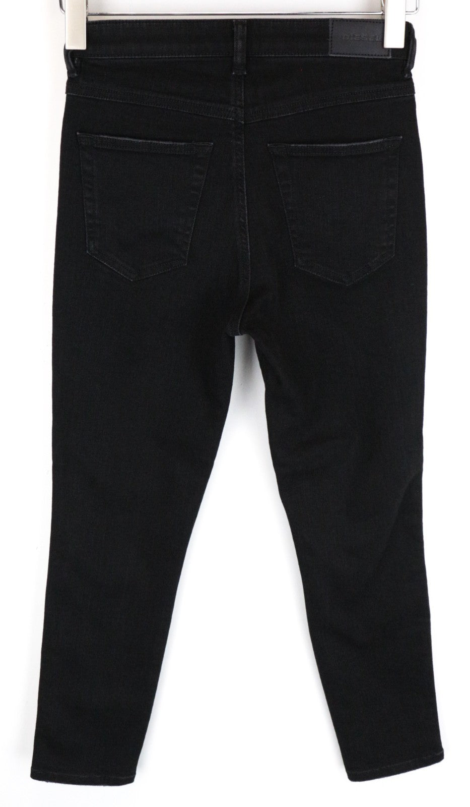 DIESEL Babhila-High 084ZN Women Jeans W25/L30 Slim Skinny Black Ripped Stretch
