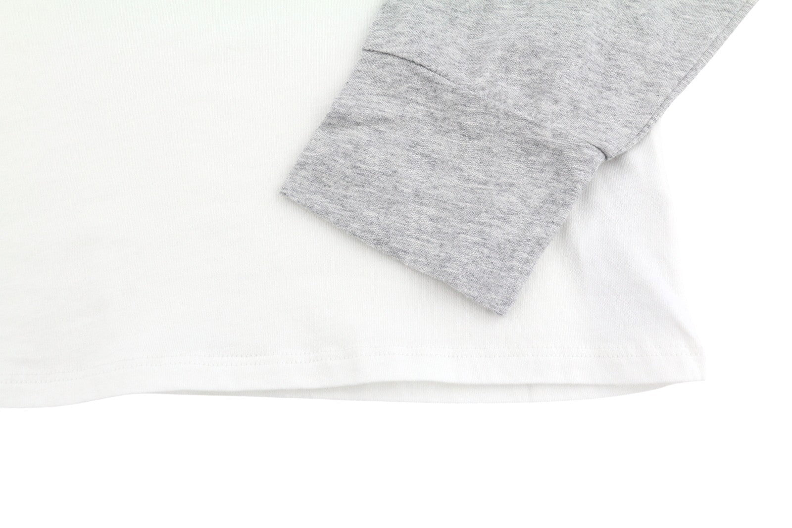 AMERICAN EAGLE OUTFITTERS Women T-Shirt L Grey Melange Crew Neck Long Sleeve
