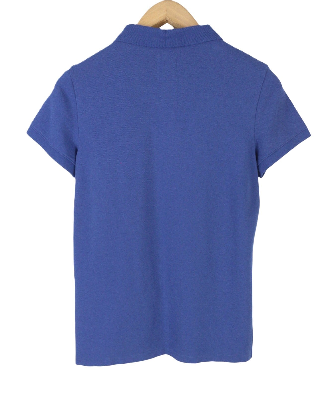 AMERICAN EAGLE OUTFITTERS Women T-Shirt M Blue Polo Half Button Short Sleeve
