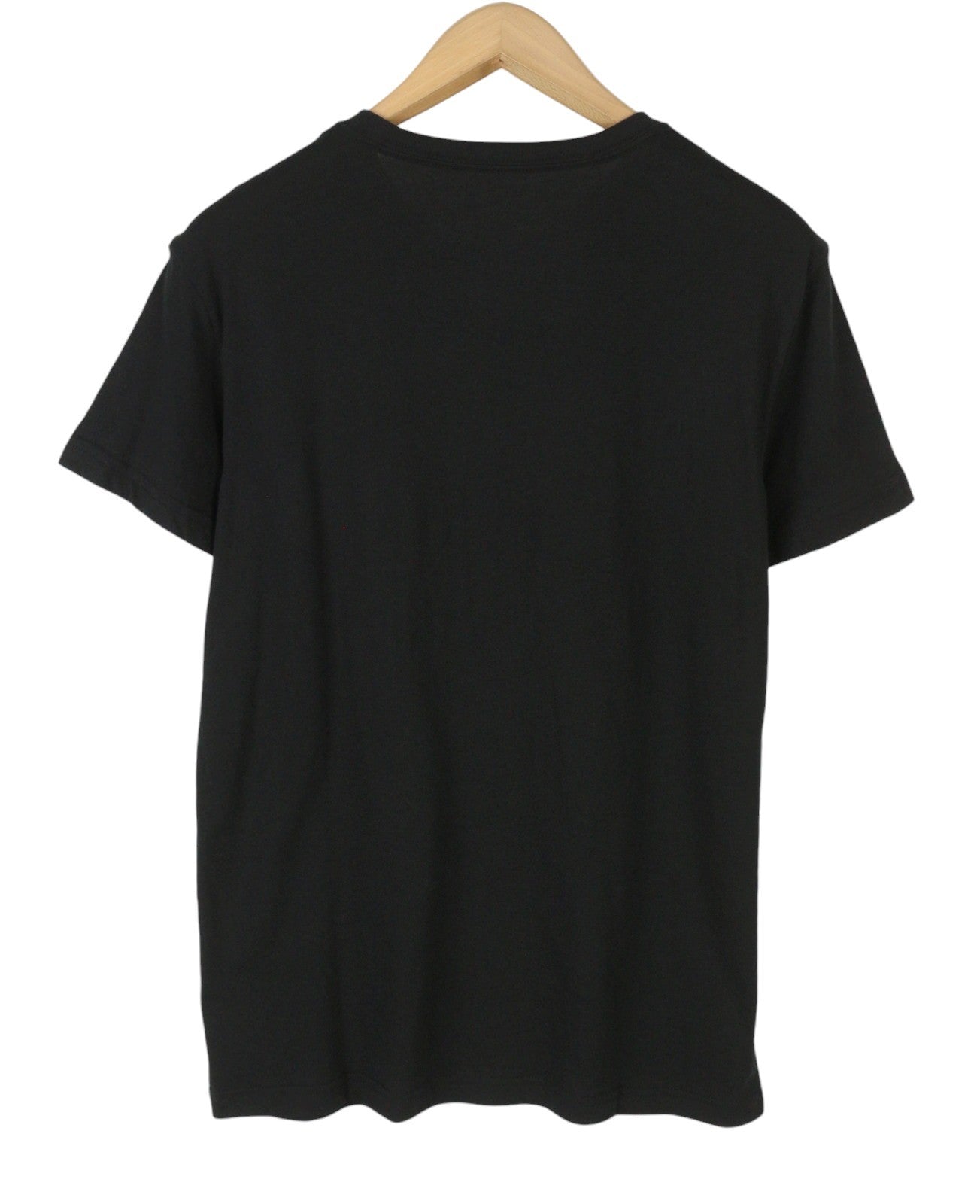 AMERICAN EAGLE OUTFITTERS Men T-Shirt S Black Cotton Tricot Crew Short Sleeved