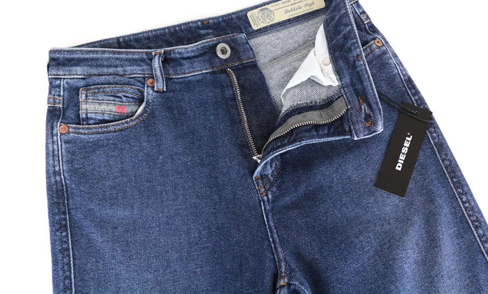 DIESEL Babhila-High 085AD Women Jeans W31/L32 Slim Skinny Stretch Blue