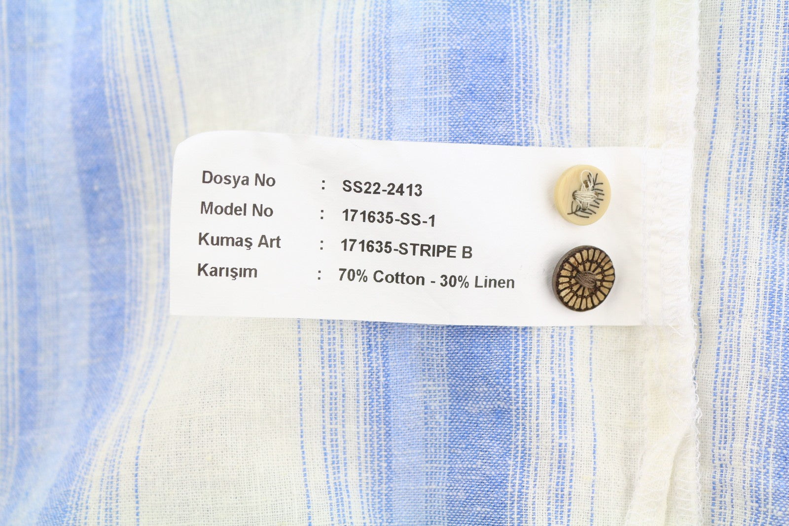 SCOTCH & SODA Men Shirt XL White Striped Linen Blend Button Short Sleeve