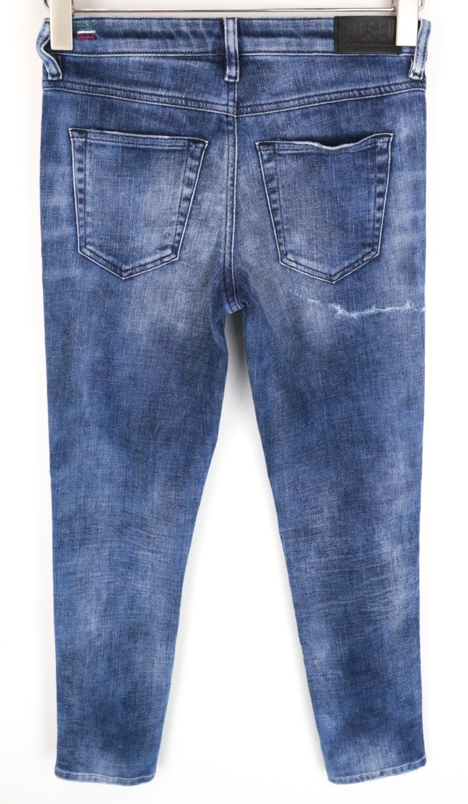 DIESEL Babhila-B 0096Q Women Jeans W29/L32 Slim Skinny Washed Stretch Blue