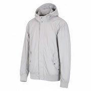 SCOTCH & SODA Men Jacket 2XL Classic Light Grey Hooded Windbreaker Zippered