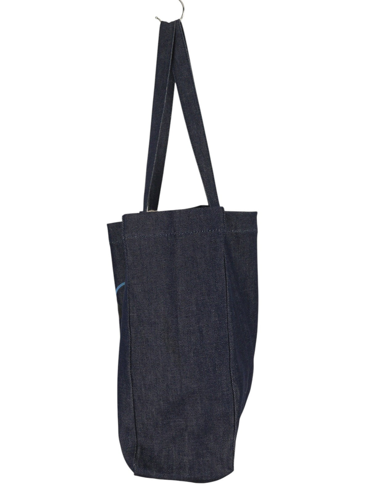 A.P.C. Shopping Saint Valentin Women Bag OS Blue Denim Look Double Handles Tote