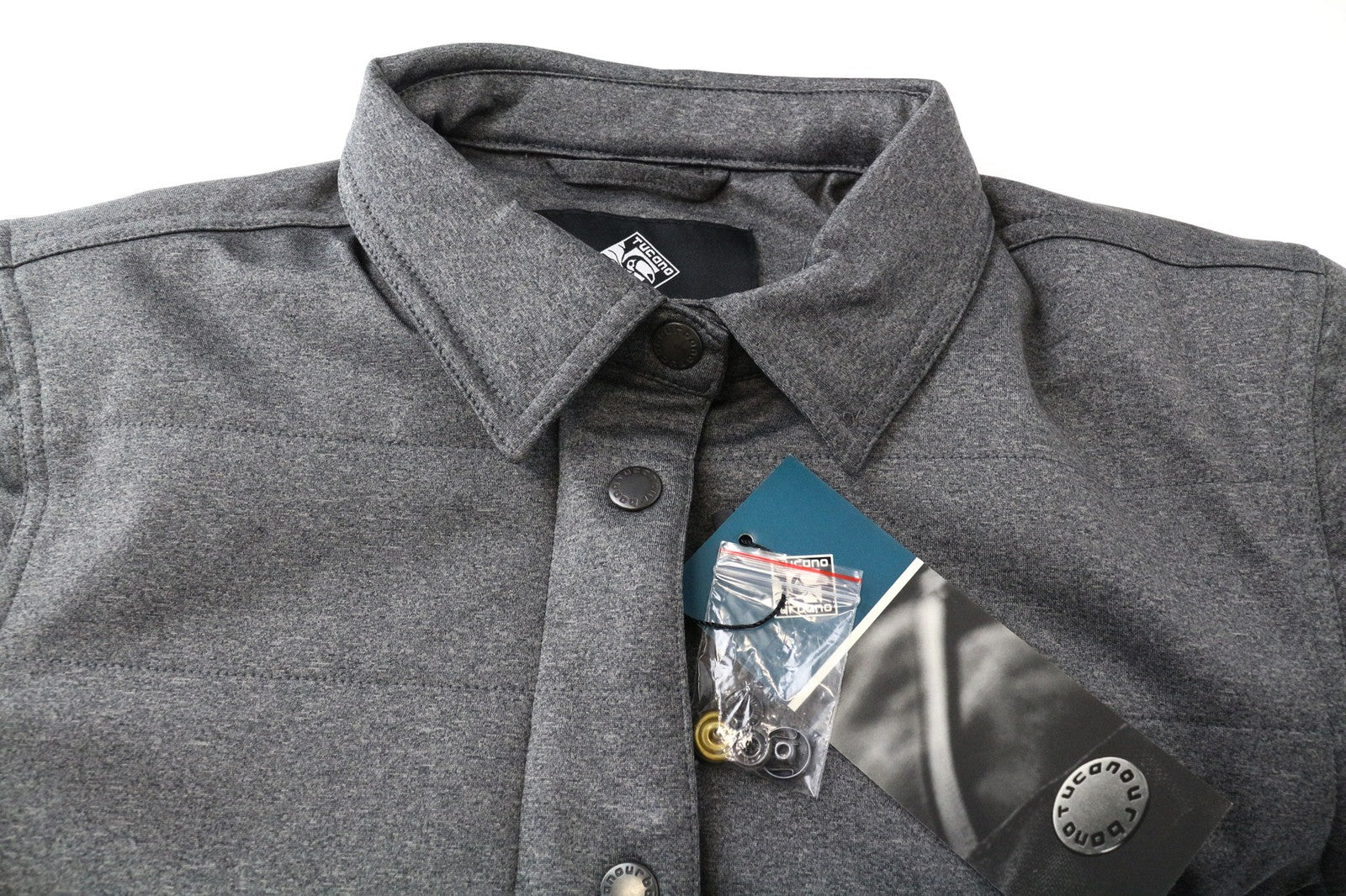 TUCANO URBANO Wilma Women's Jacket EU40 Grey Moto Waterproof Thermal Padding