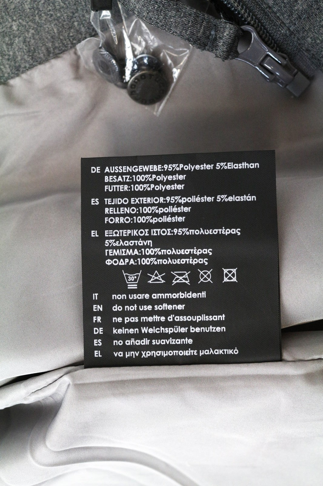 TUCANO URBANO Wilma Women's Jacket EU40 Grey Moto Waterproof Thermal Padding