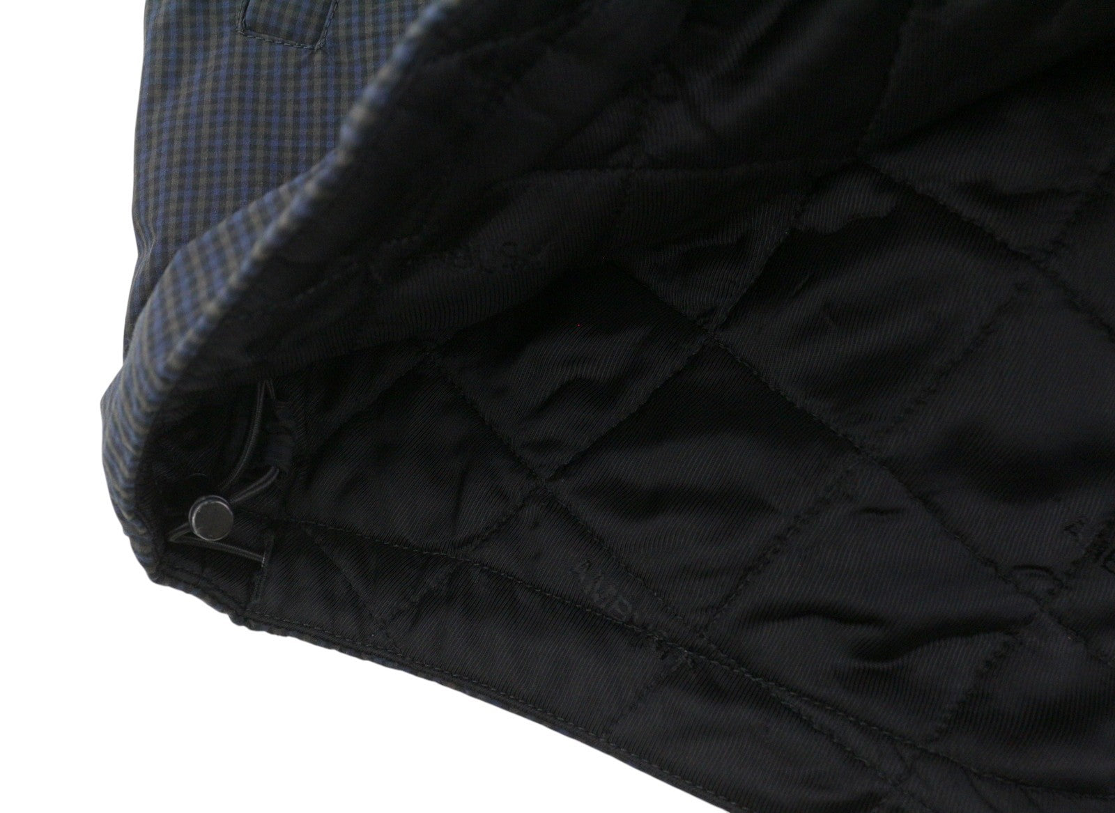 AMBUSH Cotton Padded Men Jacket M Black Plaid Full Zip Insulated Spread RRP799