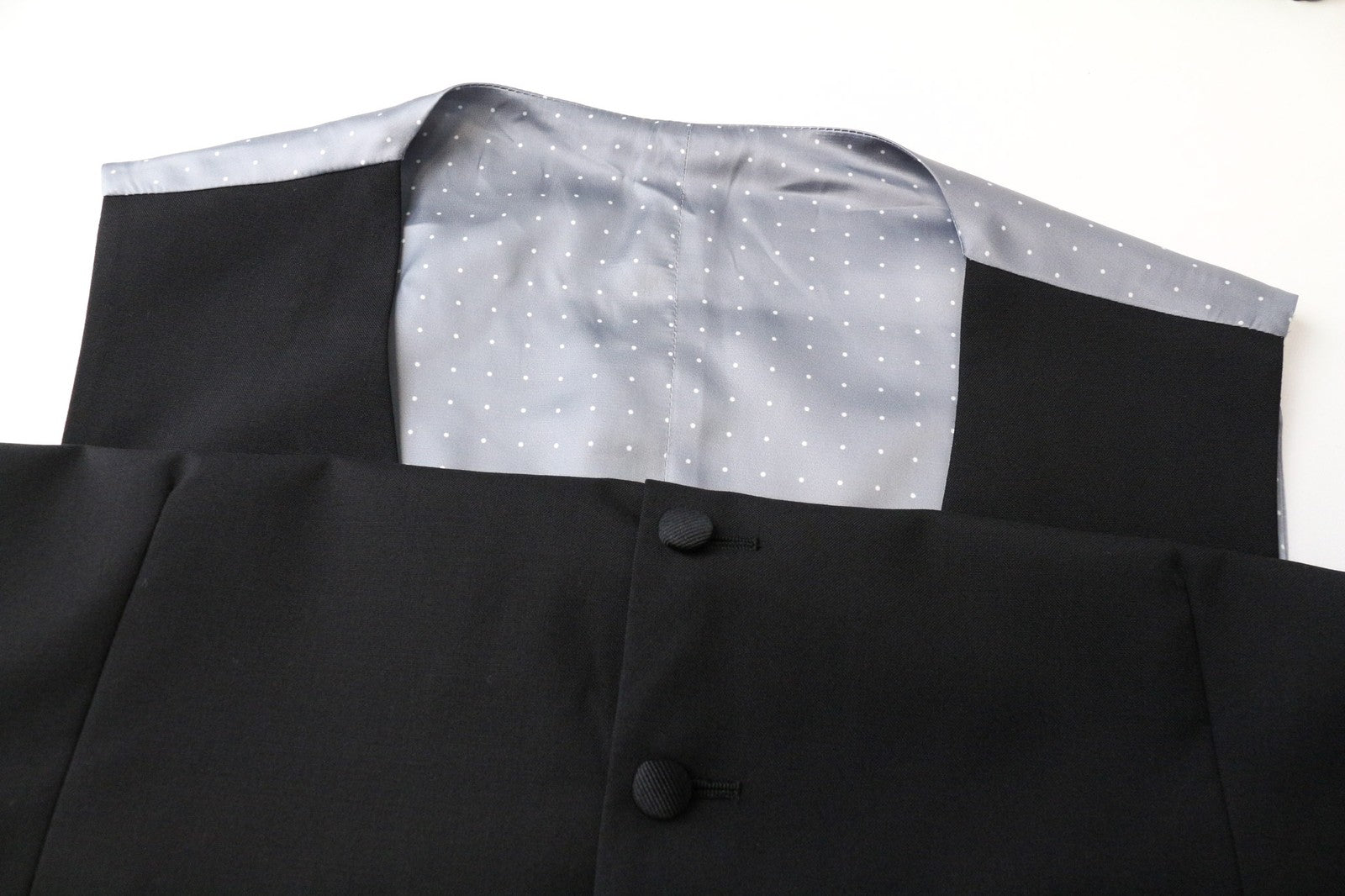 SUITSUPPLY La Spalla Men's Suit UK42R Black Wool 3Pc Tuxedo Classic Single Fit