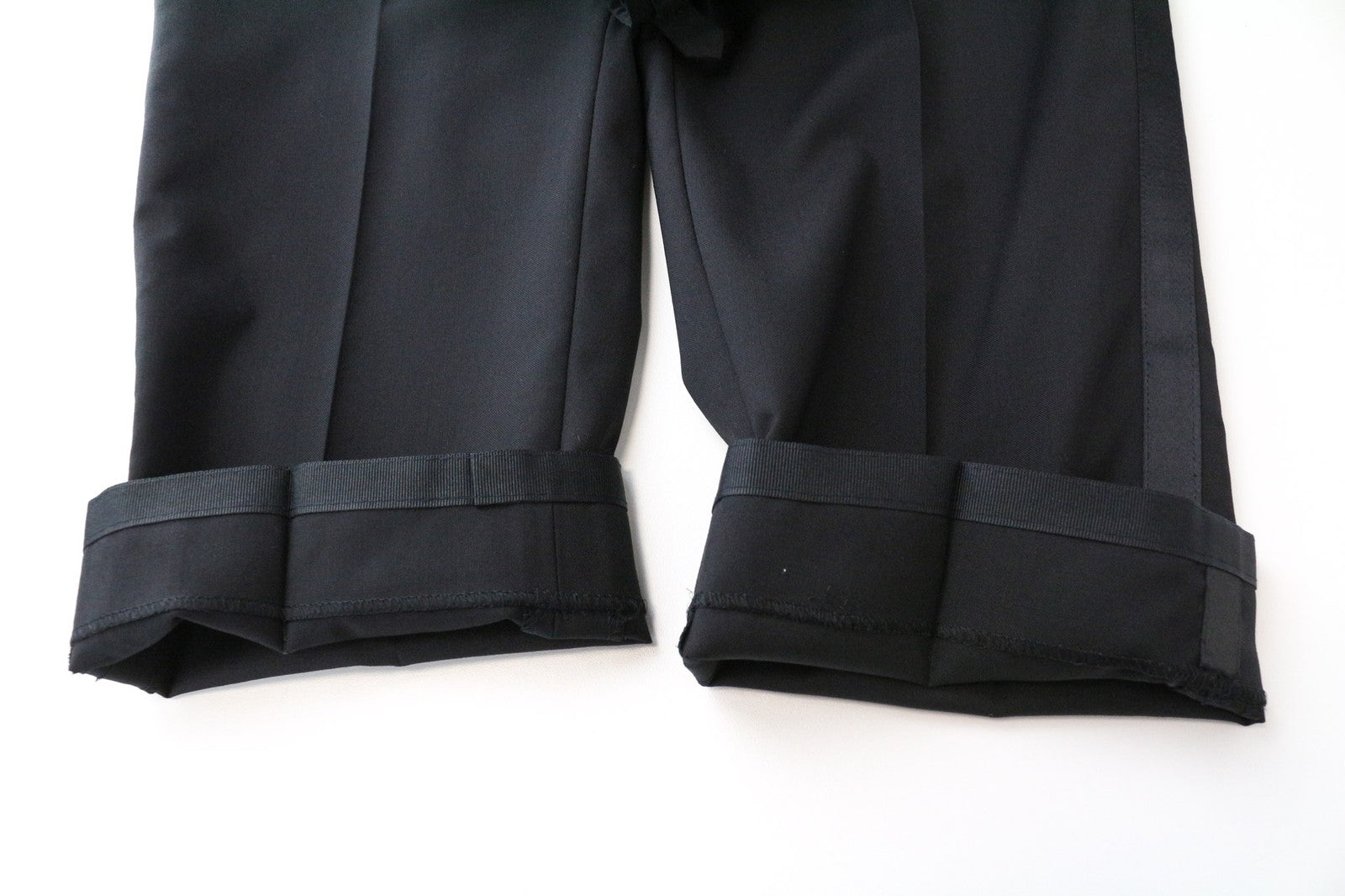 SUITSUPPLY La Spalla Men's Suit UK42R Black Wool 3Pc Tuxedo Classic Single Fit