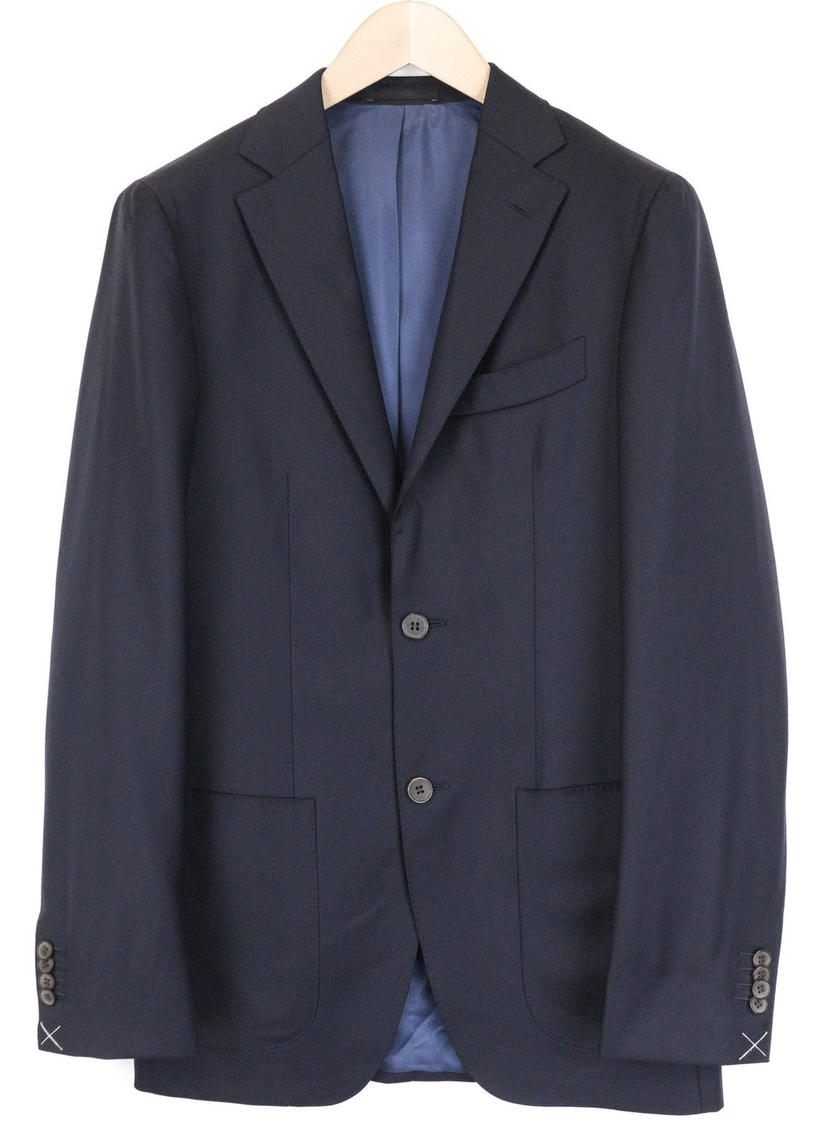 SUITSUPPLY Havana Blueline Men's Blazer UK36L Formal Blue Wool Single-Breasted