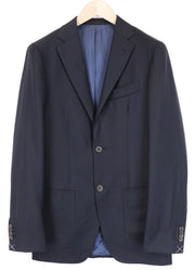 SUITSUPPLY Havana Blueline Men's Blazer UK36L Formal Blue Wool Single-Breasted