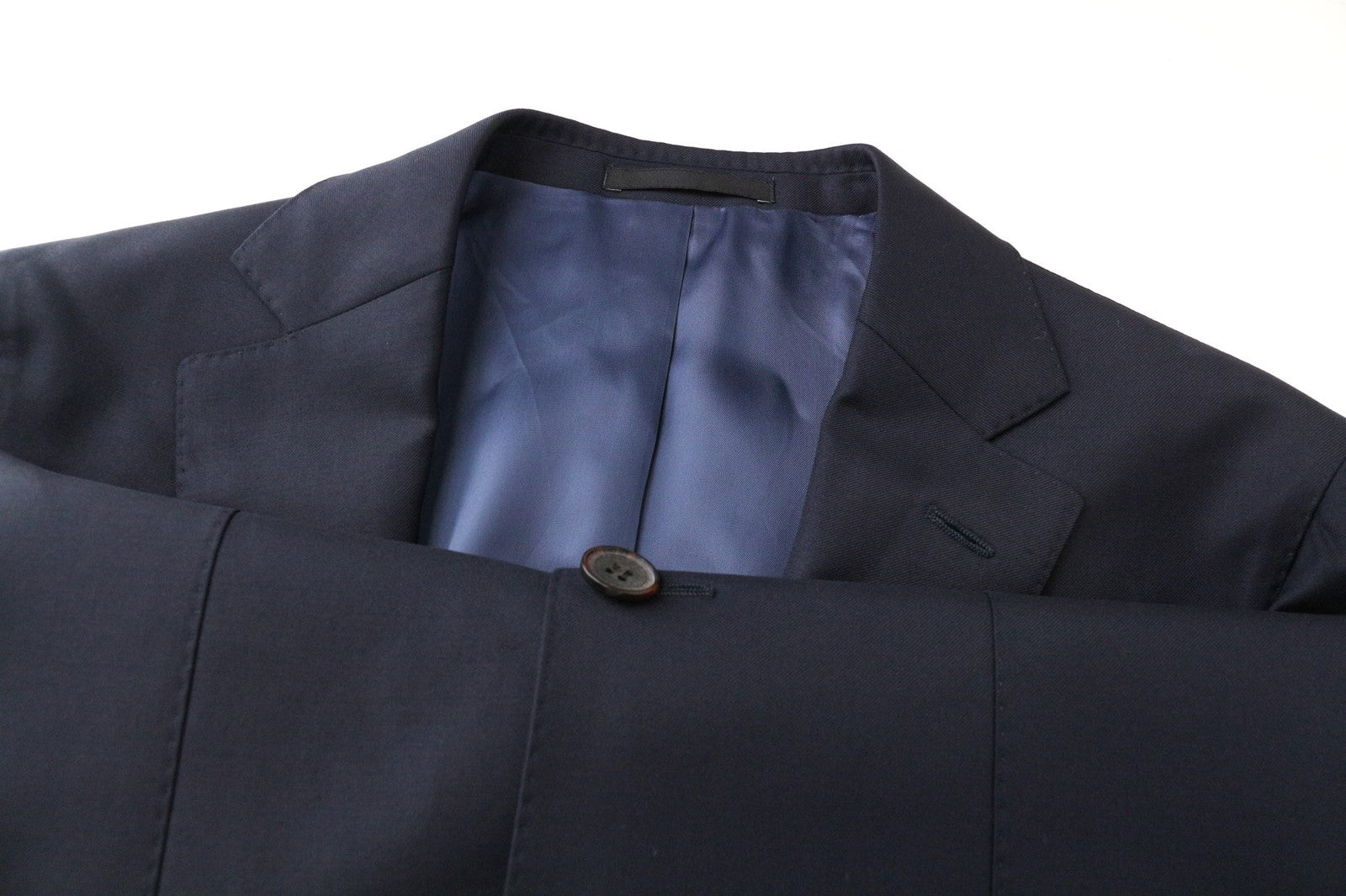 SUITSUPPLY Havana Blueline Men's Blazer UK36L Formal Blue Wool Single-Breasted