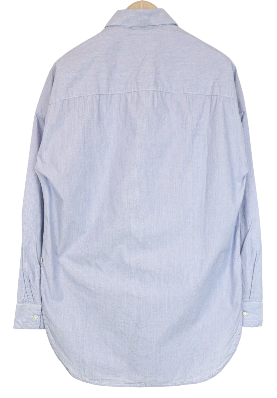 SCOTCH & SODA Ams Couture Men's Shirt M Blue Striped Pure Cotton Long Sleeve