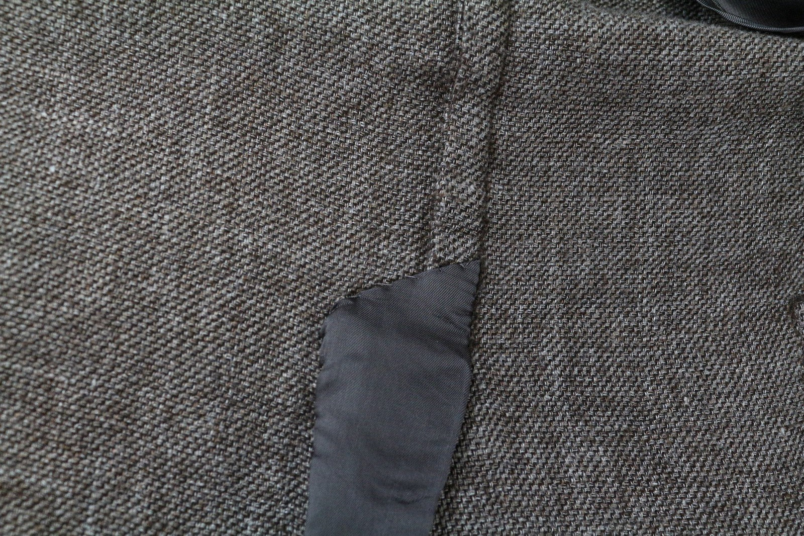 SUITSUPPLY Havana Men's Blazer UK46R Brown Slim Linen Wool Formal Single-Breast