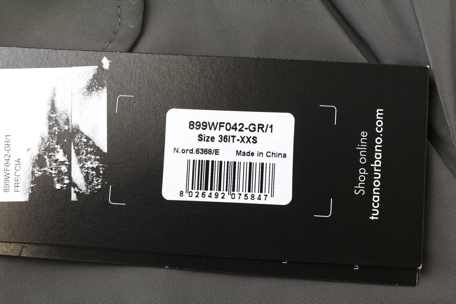 TUCANO URBANO Freccia Women's Jacket 2XS Grey Windproof Moto Single-Breasted