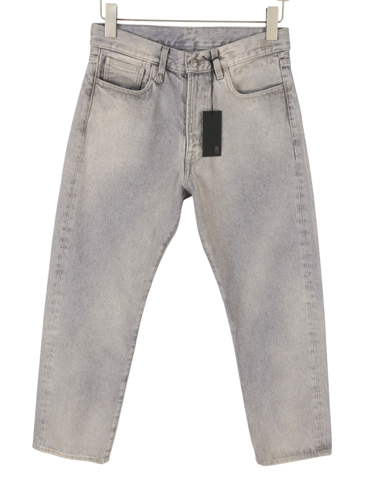 R13 Boyfriend Women Jeans 25 Sunfade Mauve Faded Straight Fit
