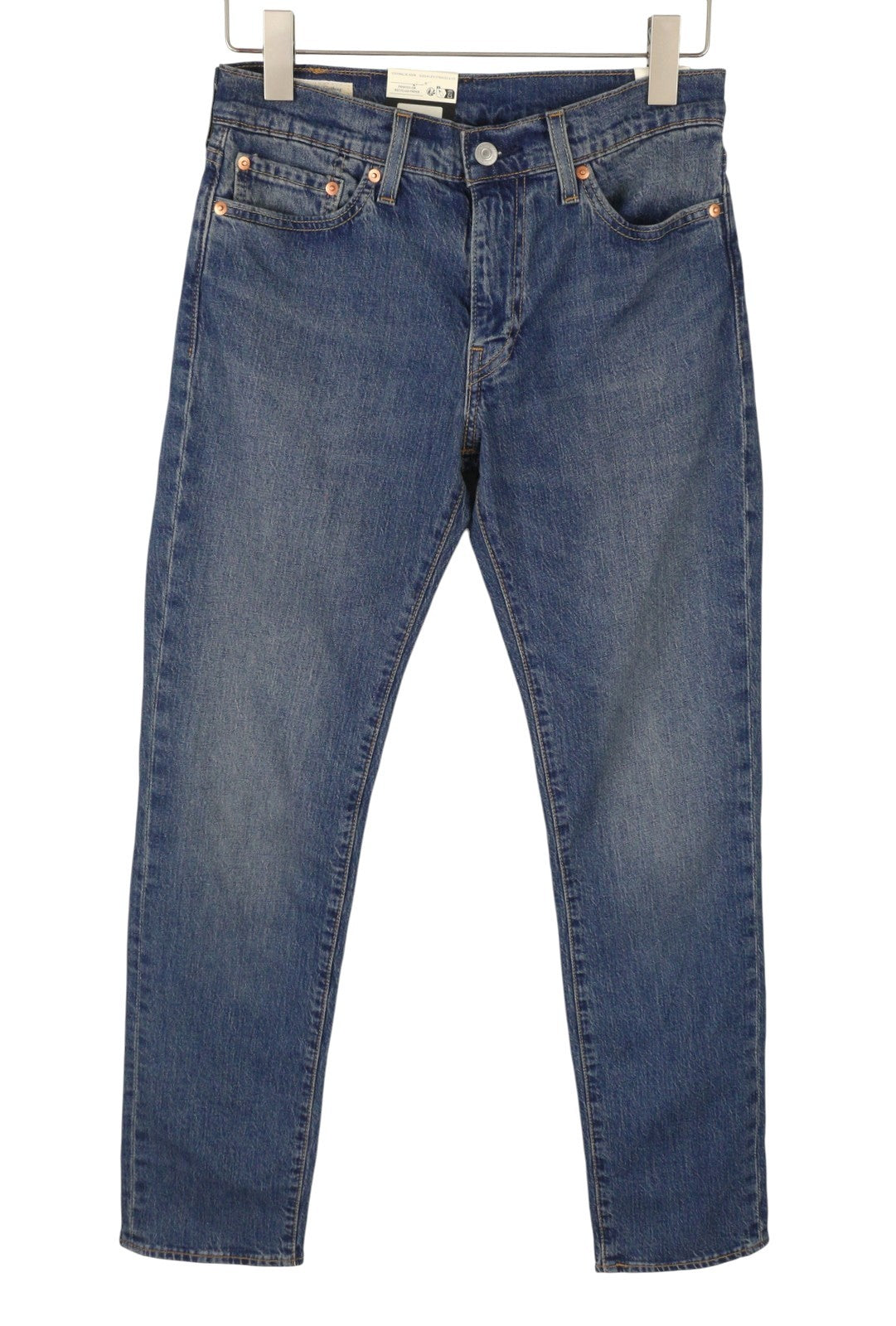 LEVI'S 511 Slim Men Jeans W29/L32 Blue Whiskers Faded Big E Premium