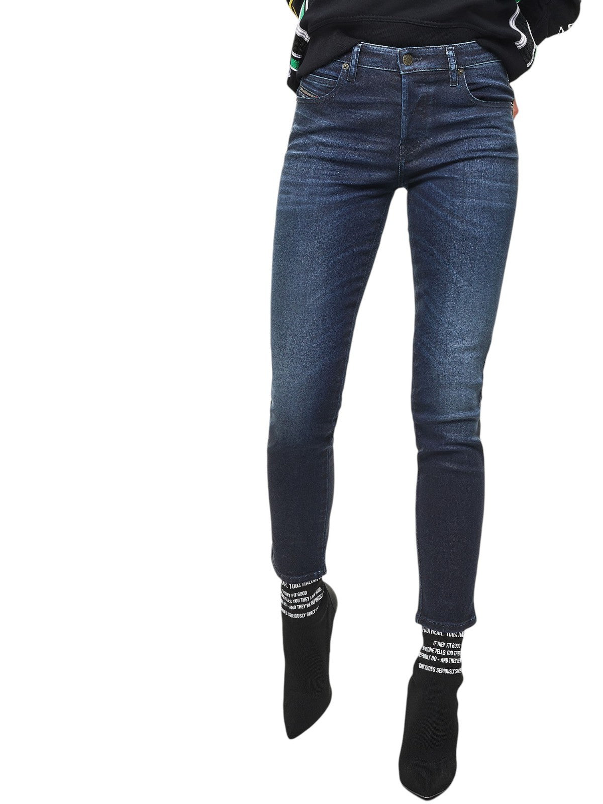 DIESEL Babhila 083AF Women Jeans W23/L32 Blue Slim Skinny Girls Cotton Stretch