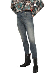 DIESEL Babhila-High 086AU Women Jeans W25/L32 Blue Slim Skinny Fit Stretch